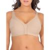 Fruit of The Loom Women’s Cotton Soft Cup Bra – Wire-Free with Seamed Design for Extra Support(Sand Shine)