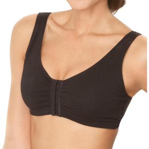 Fruit of the Loom Women’s Multi-Pack Front Close Sports Bra(Black)