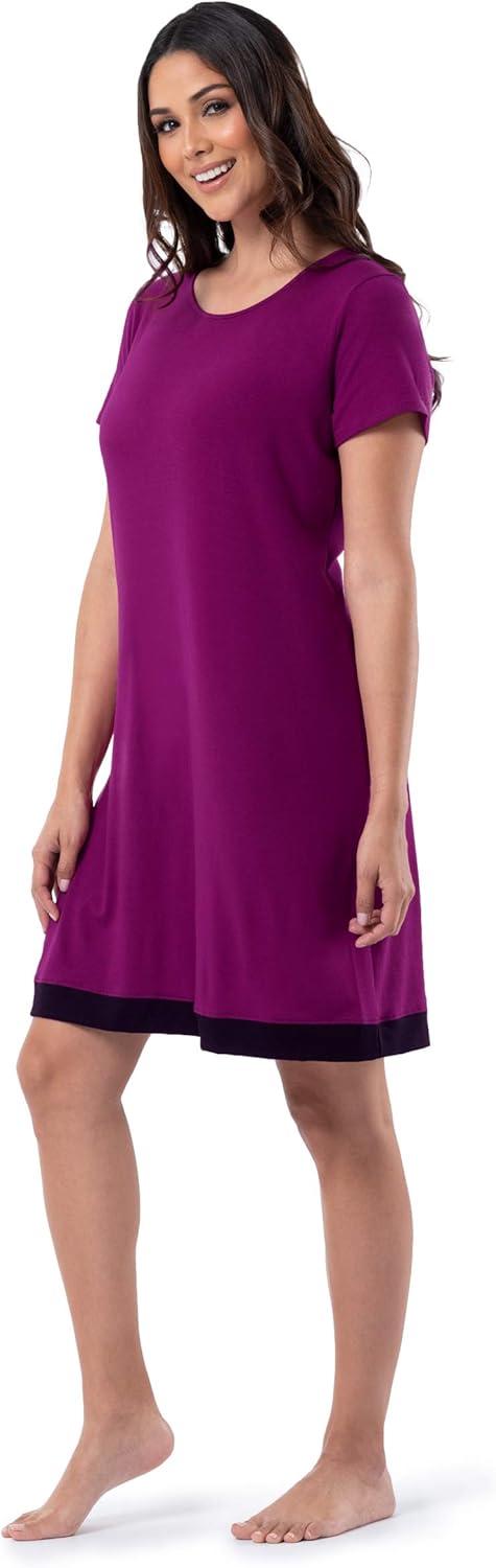 image:imageFruit of the Loom Womens Super Soft and Breathable Sleep ShirtBerry