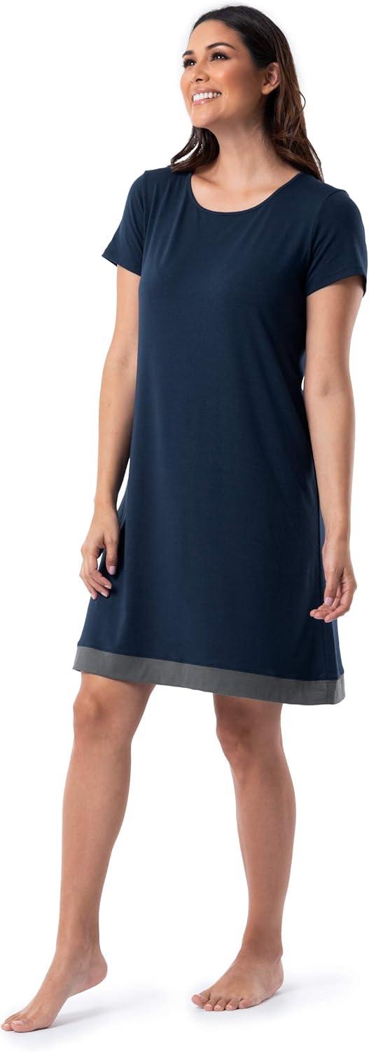 image:imageFruit of the Loom Womens Super Soft and Breathable Sleep ShirtMidnight Blue