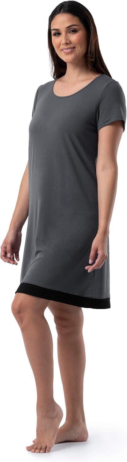 image:imageFruit of the Loom Womens Super Soft and Breathable Sleep ShirtSoft Grey