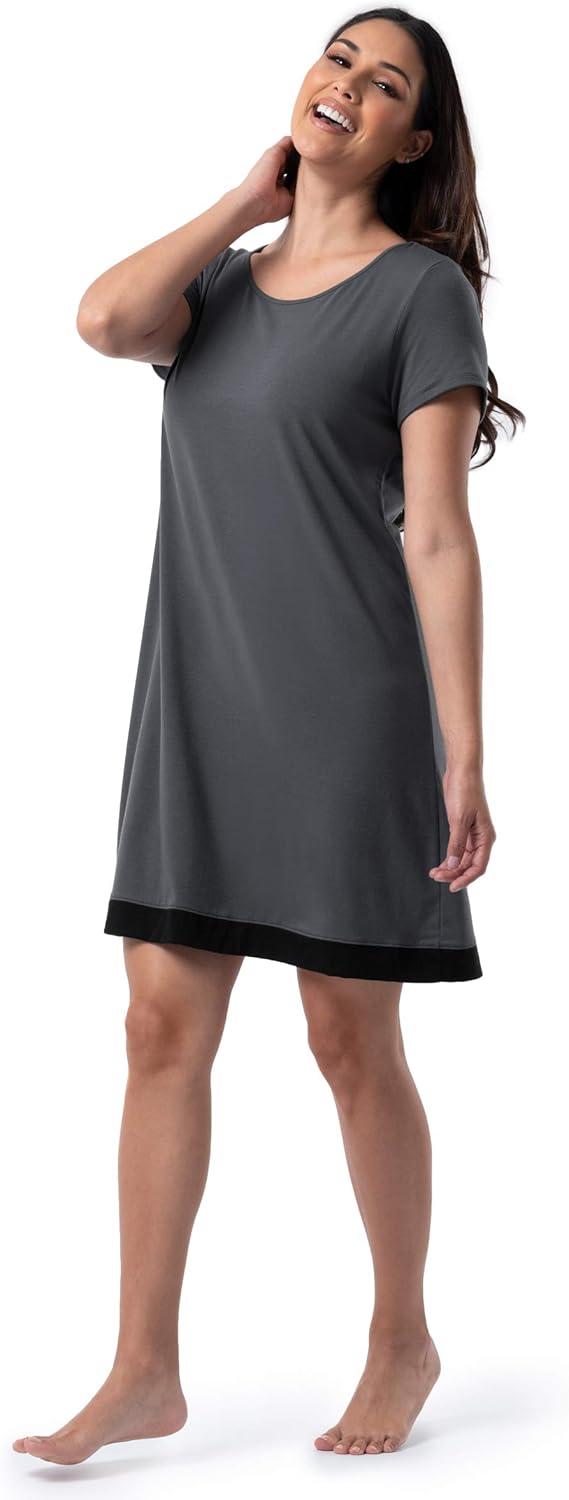 image:imageFruit of the Loom Womens Super Soft and Breathable Sleep ShirtSoft Grey