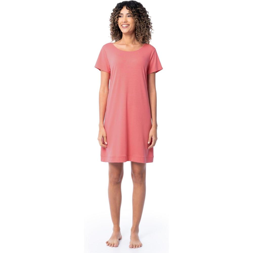 image:imageFruit of the Loom Womens Super Soft and Breathable Sleep ShirtDesert Rose