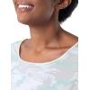 Fruit of the Loom Women’s Long Sleeve Tee and Pant 2 Piece Sleep Set(Grey Camo)