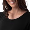 Fruit of the Loom Women’s Super Soft and Breathable Sleep Shirt(Black)