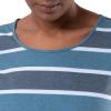 Fruit of the Loom Women’s Super Soft and Breathable Sleep Shirt(Blue Stripe)