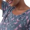 Fruit of the Loom Women’s Super Soft and Breathable Sleep Shirt(Floral)