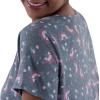 Fruit of the Loom Women’s Super Soft and Breathable Sleep Shirt(Floral)