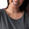 Fruit of the Loom Women’s Super Soft and Breathable Sleep Shirt(Soft Grey)