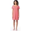 Fruit of the Loom Women’s Super Soft and Breathable Sleep Shirt(Desert Rose)