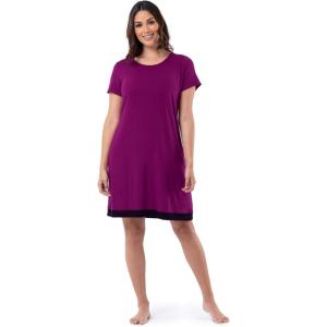 Fruit of the Loom Women’s Super Soft and Breathable Sleep Shirt(Berry)