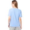 Fruit of The Loom Women’s Short Sleeve Boyfriend T-Shirt, 2 Pack(Blue/White)