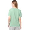 Fruit of The Loom Women’s Short Sleeve Boyfriend T-Shirt, 2 Pack(Green/White)
