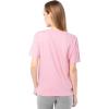 Fruit of The Loom Women’s Short Sleeve Boyfriend T-Shirt, 2 Pack(Pink/White)