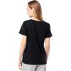 Fruit of The Loom Women’s Short Sleeve Crew Neck T-Shirt, 2 Pack(Black)