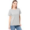 Fruit of The Loom Women’s Short Sleeve Crew Neck T-Shirt, 2 Pack(Cobalt/Grey Heather)