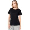 Fruit of The Loom Women’s Short Sleeve Crew Neck T-Shirt, 2 Pack(Grey Heather/Black)