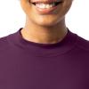 Fruit of the Loom Women’s High Neck Top and Legging Thermal Set(Purple)