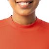 Fruit of the Loom Women’s High Neck Top and Legging Thermal Set(Red)