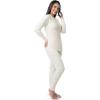 Fruit of the Loom Women’s Stretch Fleece Lined Thermal Long Johns Underwear Set(Cream)