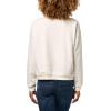 Fruit of the Loom Women’s V-neck Fleece Pullover Cropped Sweatshirt(Buttercream)