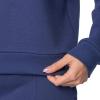Fruit of the Loom Women’s V-neck Fleece Pullover Cropped Sweatshirt(Deep Cobalt)