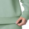 Fruit of the Loom Women’s V-neck Fleece Pullover Cropped Sweatshirt(Granite Green)