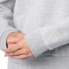 Fruit of the Loom Women’s V-neck Fleece Pullover Cropped Sweatshirt(Light Heather Grey)