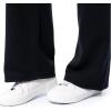 Fruit of the Loom Women’s Wide-Leg Fleece Sweatpants(Black)