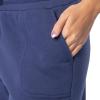 Fruit of the Loom Women’s Wide-Leg Fleece Sweatpants(Deep Cobalt)