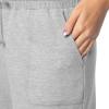 Fruit of the Loom Women’s Wide-Leg Fleece Sweatpants(Light Heather Grey)