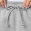 Fruit of the Loom Women’s Wide-Leg Fleece Sweatpants(Light Heather Grey)