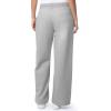 Fruit of the Loom Women’s Wide-Leg Fleece Sweatpants(Light Heather Grey)