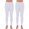 Fruit of the Loom Women’s Micro Waffle Thermal Bottom(White/White)
