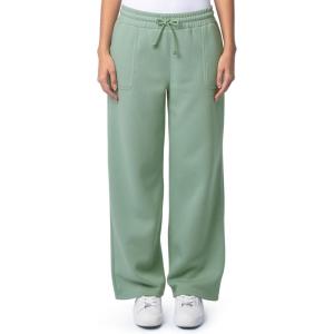 Fruit of the Loom Women’s Wide-Leg Fleece Sweatpants(Granite Green)