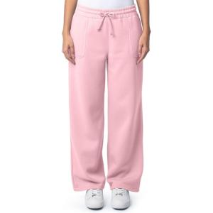 Fruit of the Loom Women’s Wide-Leg Fleece Sweatpants(Pink Nectar)