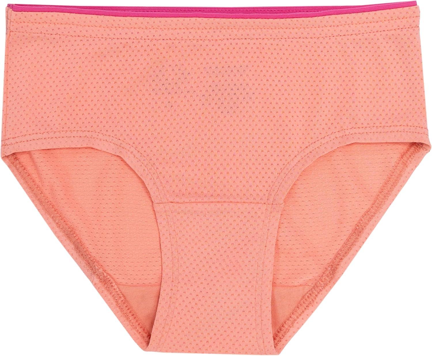 image:imageFruit of the Loom Girls Breathable UnderwearBrief 6 Pack SolidsSwirl