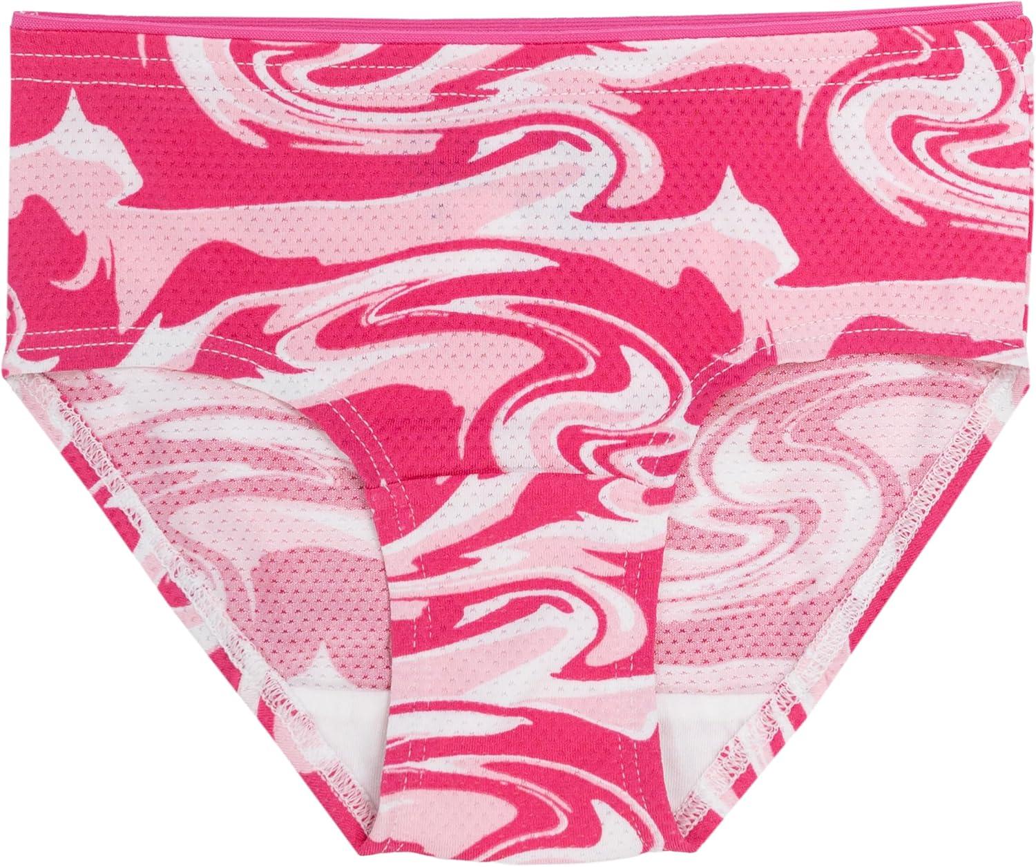 image:imageFruit of the Loom Girls Breathable UnderwearBrief 6 Pack SolidsSwirl