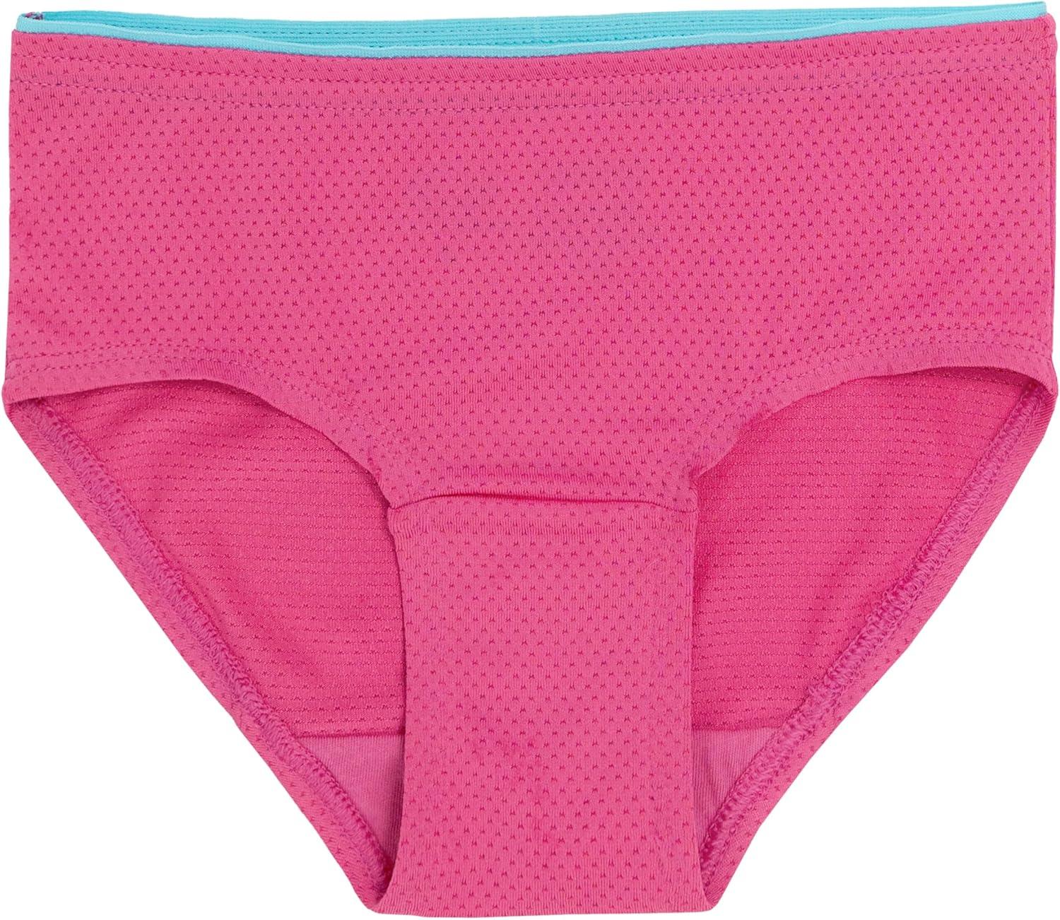 image:imageFruit of the Loom Girls Breathable UnderwearBrief 6 Pack SolidsSwirl