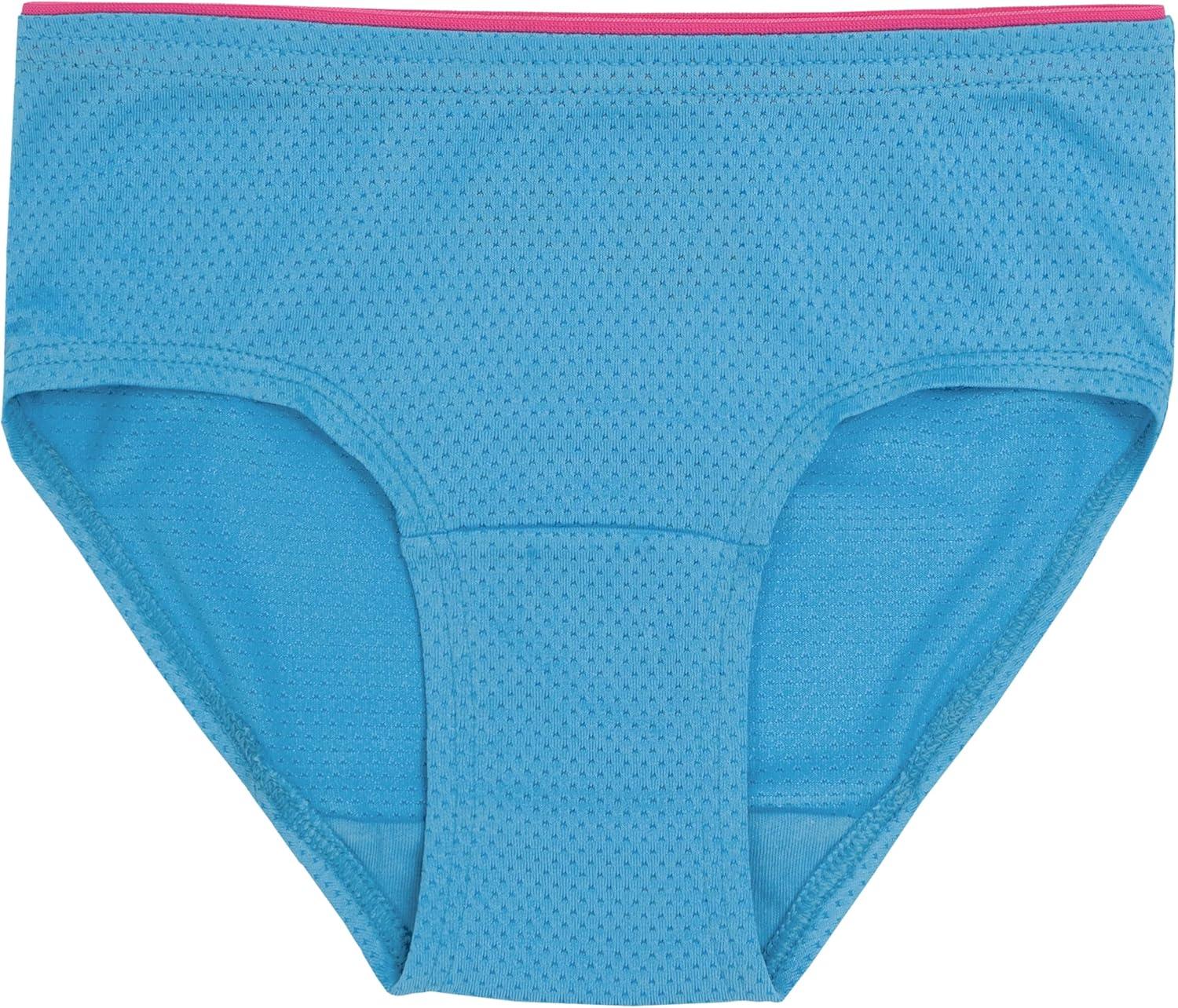 image:imageFruit of the Loom Girls Breathable UnderwearBrief 6 Pack SolidsSwirl