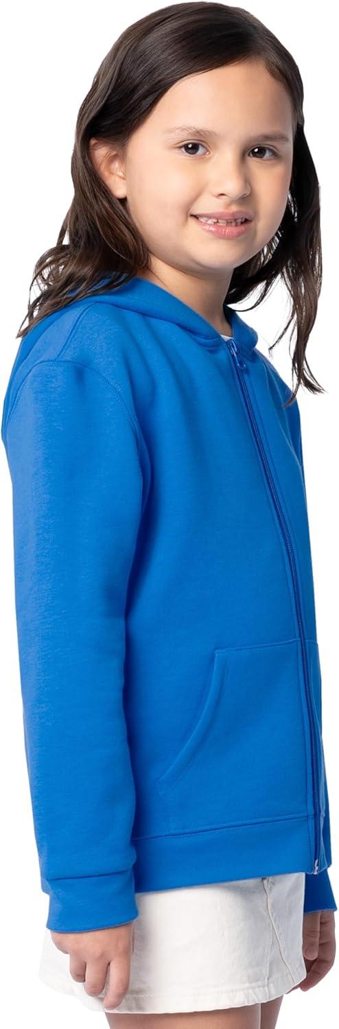 image:imageFruit of the Loom Kids Fleece Full Zip Hoodie SweatshirtBrilliant Blue
