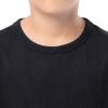 Fruit of the Loom Boys Short Sleeve Cotton Crewneck T-Shirts, 3 Pack(Black/Black/Black)