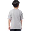 Fruit of the Loom Boys Short Sleeve Cotton Crewneck T-Shirts, 3 Pack(Heather Grey/Heather Grey/Heather Grey)
