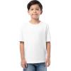 Fruit of the Loom Boys Short Sleeve Cotton Crewneck T-Shirts, 3 Pack(White/Red/Green)