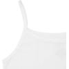Fruit of the Loom Girls Undershirts (Camis & Tanks)(Cami – 10 Pack – White)