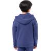 Fruit of the Loom Kids’ Fleece Full Zip Hoodie Sweatshirt(Deep Cobalt)
