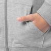 Fruit of the Loom Kids’ Fleece Full Zip Hoodie Sweatshirt(Light Grey Heather)