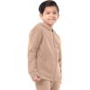 Fruit of the Loom Kids’ Fleece Full Zip Hoodie Sweatshirt(Stucco)