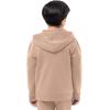 Fruit of the Loom Kids’ Fleece Full Zip Hoodie Sweatshirt(Stucco)