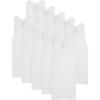Fruit of The Loom Boys’ Eversoft Cotton Undershirts, T Shirts & Tank Tops(Tank – Boys – 10 Pack – White)